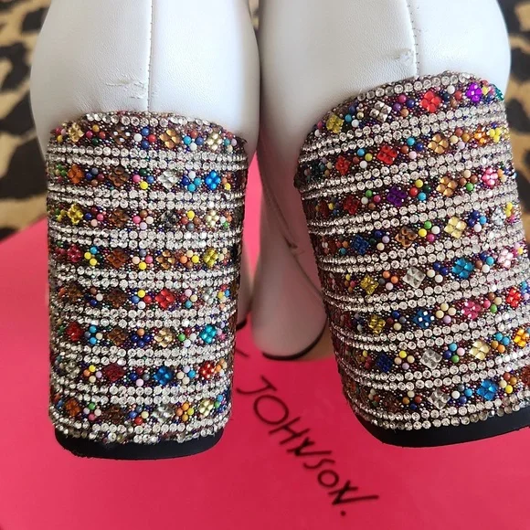 Betsey Johnson Jeweled Heel Bootie - Picture 8 of 13